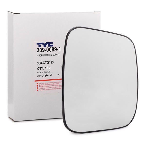 TYC Spegelglas FIAT,PEUGEOT,CITROËN 309-0089-1 8151QV,71765391,8151QV Backspegelglas,Sidospegelglas,Spegelglas, yttre spegel