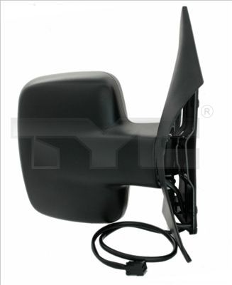 TYC Left, black, Convex, Heatable, for electric mirror adjustment Side mirror 321-0046 buy