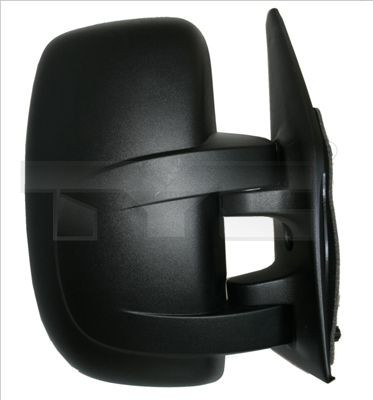 TYC 325-0071 Wing mirror Right, black, Convex, for manual mirror adjustment