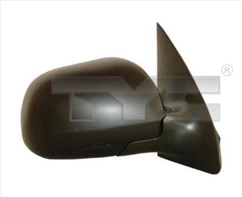 TYC Right, black, Control: cable pull, Convex, Small mirror housing Side mirror 332-0001 buy