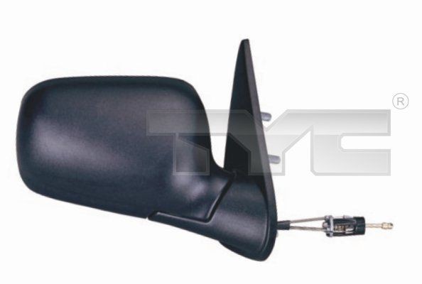 TYC Right, black, Control: cable pull, Convex Side mirror 332-0003 buy