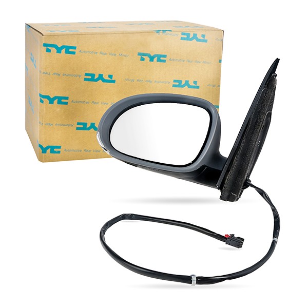 TYC 337-0094 Wing mirror Left, primed, Aspherical, Heatable, for electric mirror adjustment