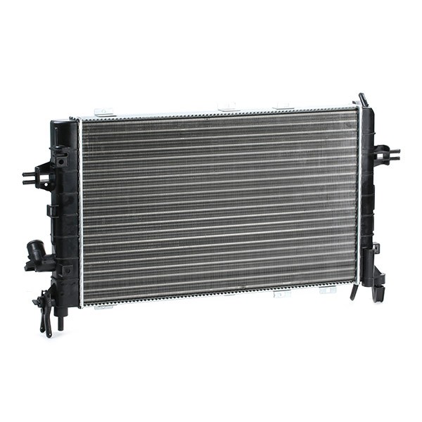 TYC 725-0028-R Engine radiator 608 x 378 x 34 mm, Manual Transmission, Mechanically jointed cooling fins