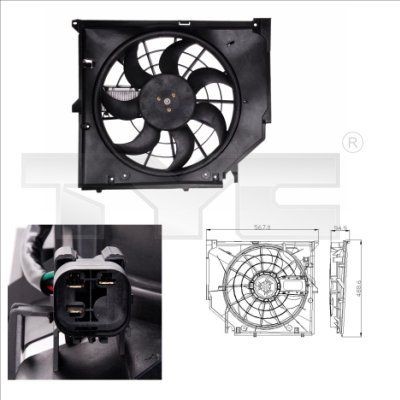 TYC 803-0005 Cooling fan price