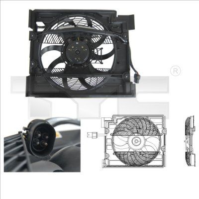 Great value for money - TYC Fan, radiator 803-0006