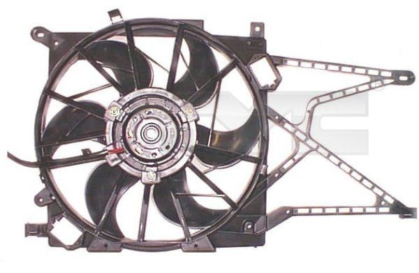 Original 825-1017 TYC Cooling fan assembly OPEL
