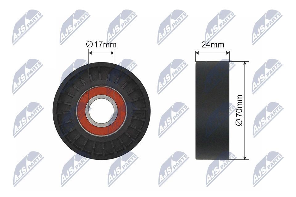 NTY RNK-AU-003 Tensioner pulley without holder