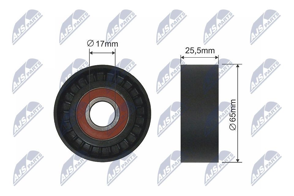 Dacia DUSTER Tensioner pulley NTY RNK-FR-000 cheap