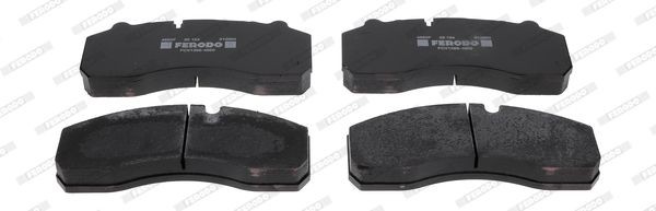 FERODO PREMIER FCV1366 Brake pad set prepared for wear indicator, without accessories