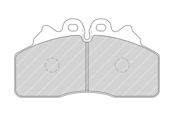 FERODO Brake pad kit FCV4254