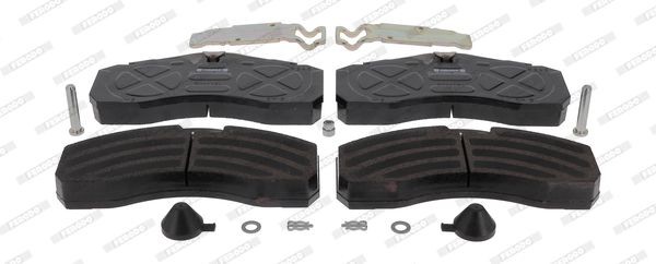29253 FERODO PREMIER prepared for wear indicator, with accessories Height 1: 109,5mm, Width: 248mm, Thickness: 30mm Brake pads FCV4296PTS buy