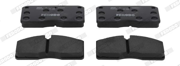 29039 FERODO PREMIER prepared for wear indicator Height 1: 78mm, Width: 177mm, Thickness: 22mm Brake pads FCV702 buy