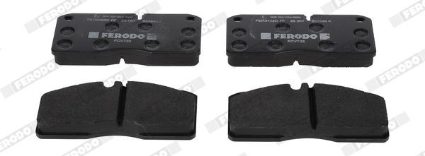 29067 FERODO PREMIER prepared for wear indicator Height 1: 79mm, Width: 176mm, Thickness: 22mm Brake pads FCV733 buy