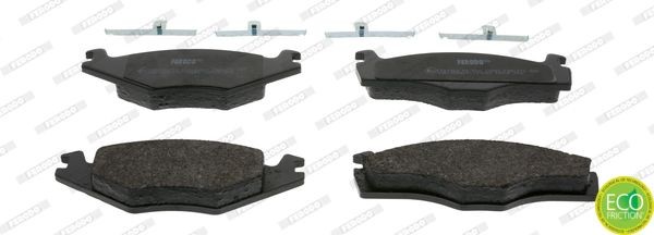 FERODO Set of brake pads rear and front VW Polo II Classic (86C, 80) new FDB1072