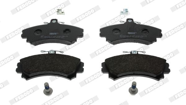FDB1093 FERODO Brake pad set MITSUBISHI with acoustic wear warning, with brake caliper screws, with accessories