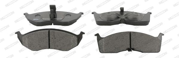 FERODO PREMIER ECO FRICTION FDB1098 Brake pad set not prepared for wear indicator, with piston clip, without accessories