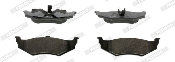 FERODO PREMIER FDB1099 Brake pad set not prepared for wear indicator, with piston clip, without accessories