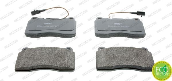 FERODO PREMIER ECO FRICTION FDB1334 Brake pad set incl. wear warning contact, without accessories