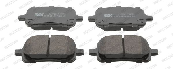 FERODO PREMIER FDB1437 Brake pad set not prepared for wear indicator, without accessories