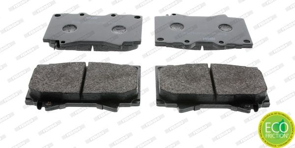 FERODO PREMIER ECO FRICTION FDB1456 Brake pad set with acoustic wear warning, without accessories