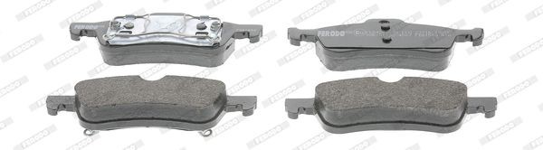 23716 FERODO PREMIER ECO FRICTION not prepared for wear indicator, with piston clip, without accessories Height 1: 44mm, Width: 123mm, Thickness: 16,9mm Brake pads FDB1500 buy