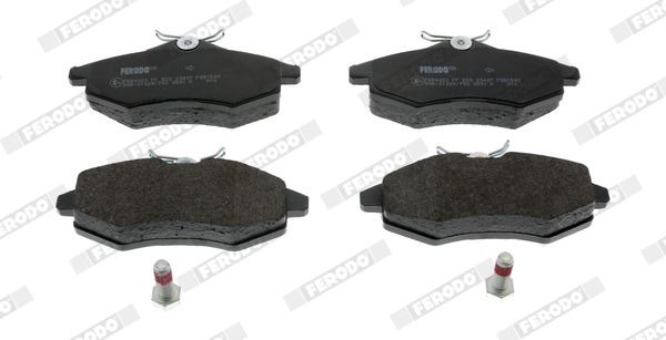 FDB1542 Set of brake pads FDB1542 FERODO not prepared for wear indicator, with brake caliper screws, with accessories