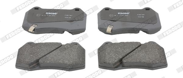 FERODO PREMIER FDB1561 Brake pad set with acoustic wear warning, without accessories