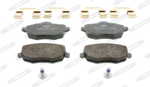 24073 FERODO PREMIER ECO FRICTION not prepared for wear indicator, with accessories Height: 55,3mm, Width: 117mm, Thickness: 16,4mm Brake pads FDB1582 buy