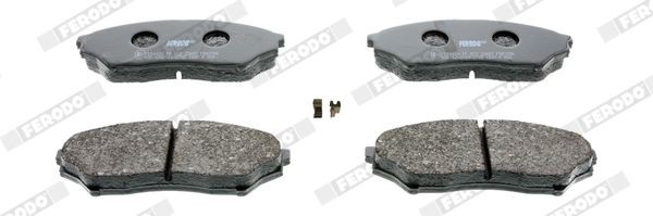FERODO PREMIER ECO FRICTION FDB1596 Brake pad set not prepared for wear indicator, without accessories