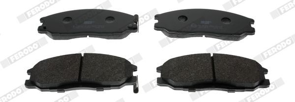 FDB1605 FERODO Brake pad set HYUNDAI with acoustic wear warning, without accessories