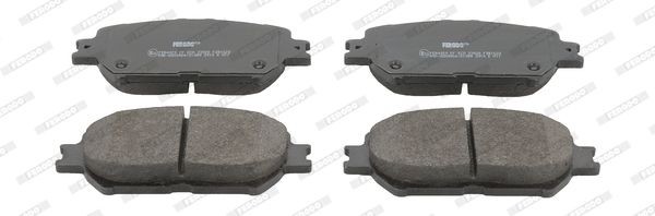 23928 FERODO PREMIER ECO FRICTION not prepared for wear indicator, without accessories Height: 58,7mm, Width: 131,5mm, Thickness: 17mm Brake pads FDB1620 buy