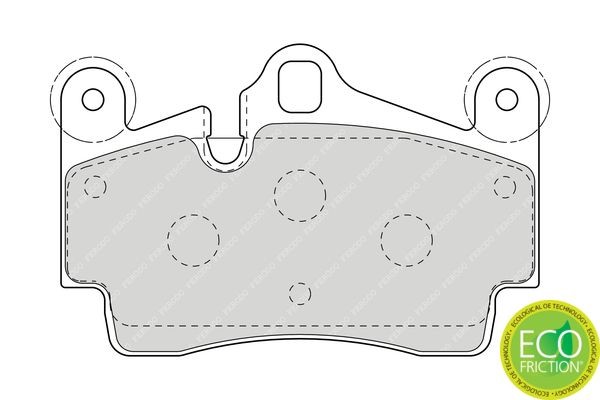 FERODO Brake pad set, disc brake 23694 buy online