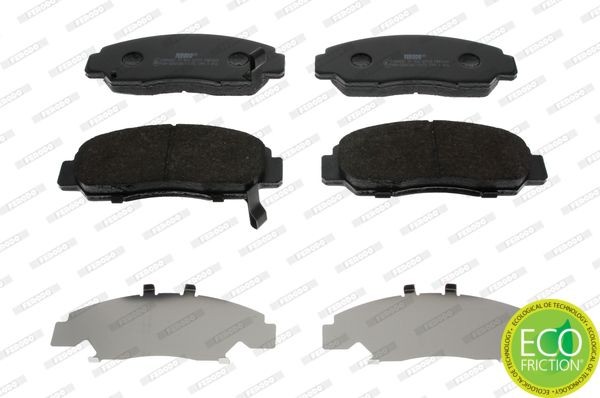 FERODO PREMIER ECO FRICTION FDB1669 Brake pad set with acoustic wear warning, without accessories