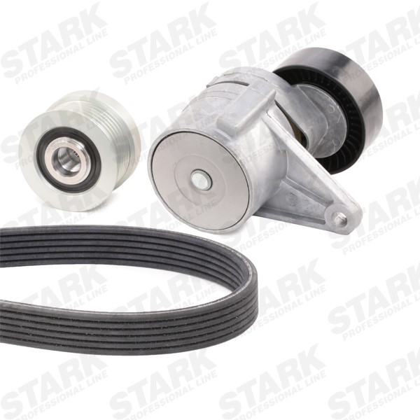 STARK SKRBS-1200095 V-Ribbed Belt Set Check alternator freewheel clutch & replace if necessary