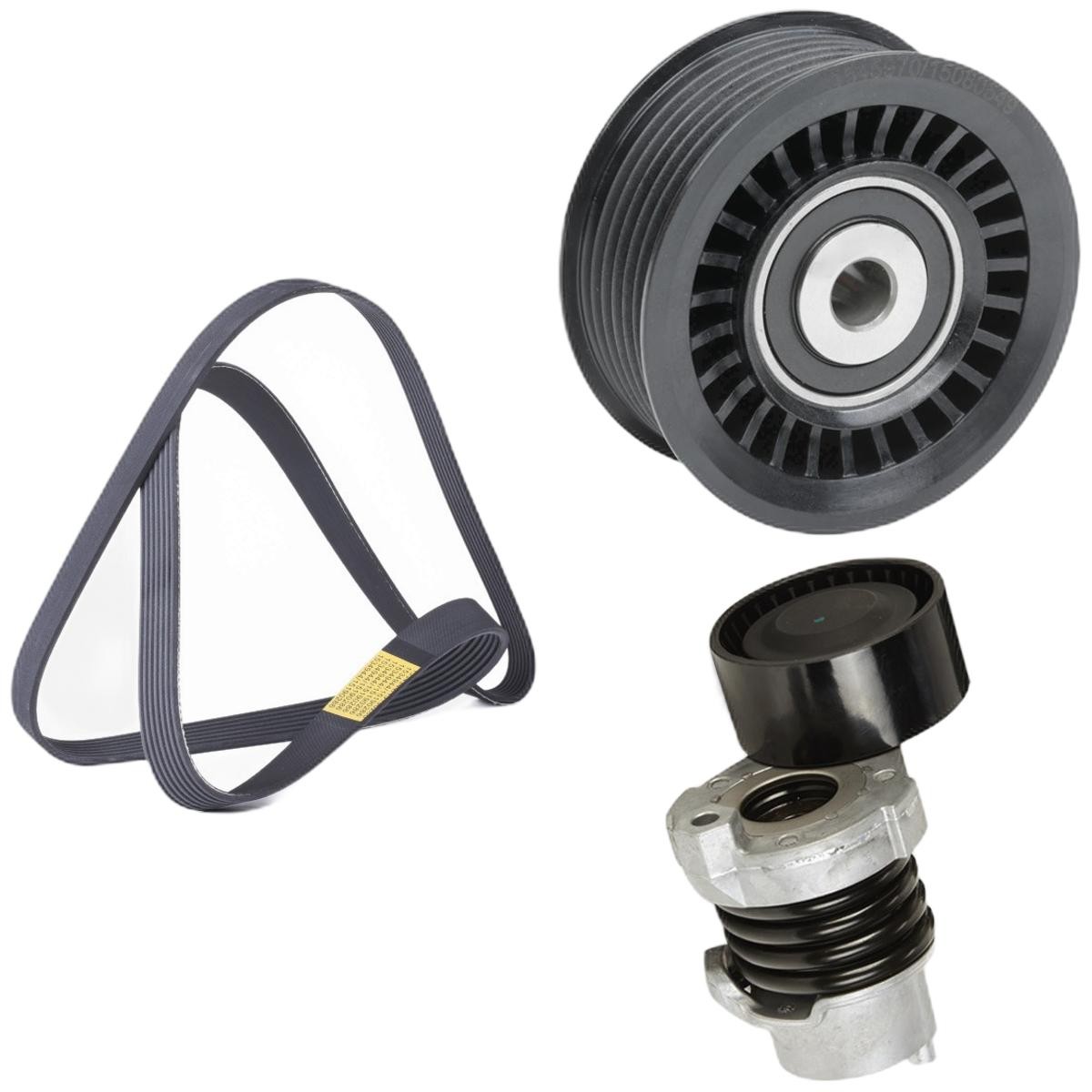RIDEX 542R0105 V-Ribbed Belt Set Check alternator freewheel clutch & replace if necessary