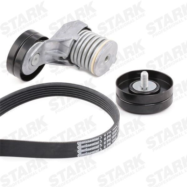 STARK SKRBS-1200106 V-Ribbed Belt Set Check alternator freewheel clutch & replace if necessary