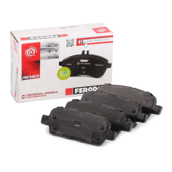 Brake pad set FERODO FDB1693 - Nissan LEAF Brake system spare parts order