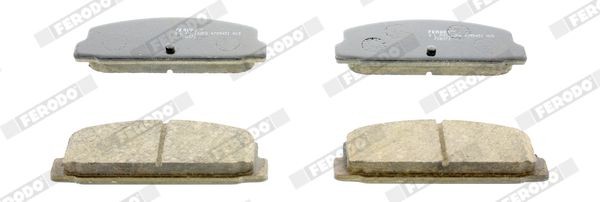 FERODO PREMIER FDB1731 Brake pad set not prepared for wear indicator, without accessories