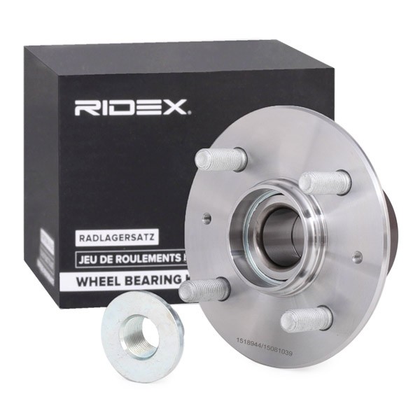 RIDEX Hub bearing 654W1142 for HONDA JAZZ, INSIGHT, CITY