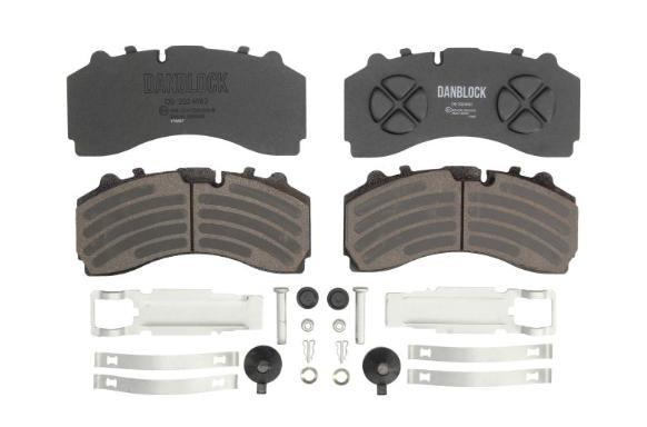 DANBLOCK 29246 Front Axle Brake pad set Height: 114mm, Width: 245mm, Thickness: 35mm DB 2924682 cheap