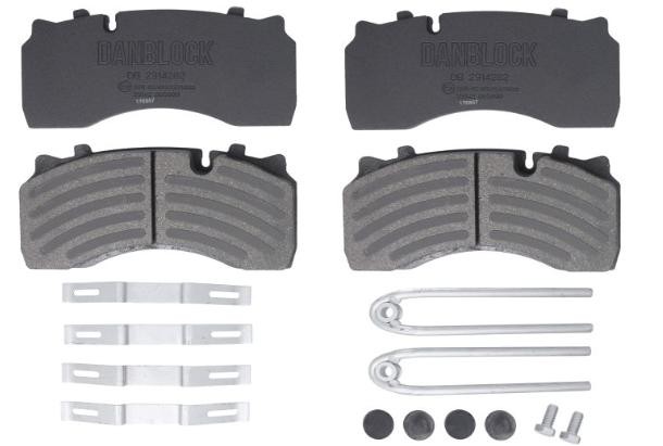 Disc brake pads DANBLOCK prepared for wear indicator - DB 2914282