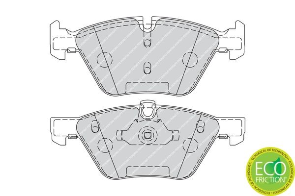 FERODO Brake pad kit FDB1773