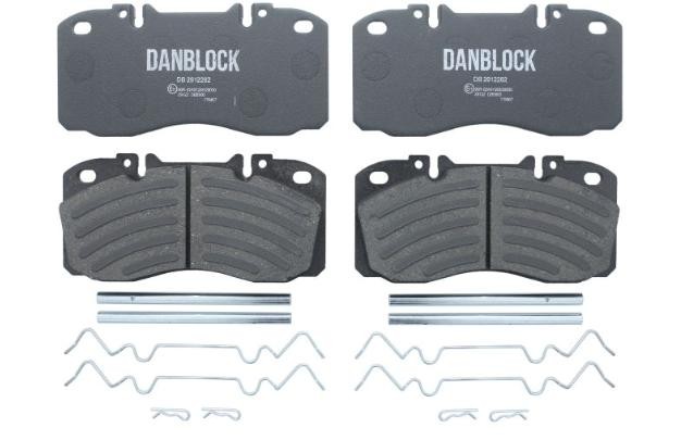DANBLOCK Front Axle Height: 85mm, Width: 175mm, Thickness: 22mm Brake pads DB 2912282 buy