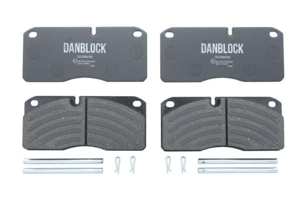 29067 DANBLOCK für Verschleißwarnanzeiger vorbereitet Höhe: 78mm, Breite: 175,4mm, Dicke/Stärke: 22mm Bremsbeläge DB 2906782 kaufen