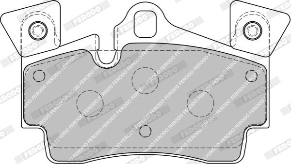 FERODO 24010 Disc pads prepared for wear indicator, without accessories