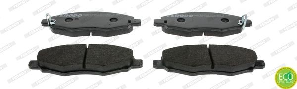 24523 FERODO PREMIER ECO FRICTION with acoustic wear warning, without accessories Height: 53,6mm, Width: 146,5mm, Thickness: 16,4mm Brake pads FDB1836 buy