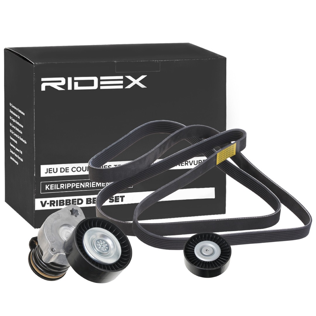 RIDEX 542R0143 Deflection / Guide Pulley, v-ribbed belt 271 206 0019