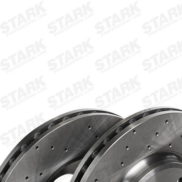STARK SKBD-0024687 Brake rotor Front Axle, 320x30mm, 5/6, perforated/vented