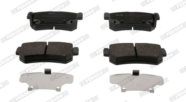 23673 FERODO PREMIER ECO FRICTION with acoustic wear warning, without accessories Height: 43,1mm, Width: 98,6mm, Thickness 1: 15,6mm, Thickness: 16mm Brake pads FDB1937 buy