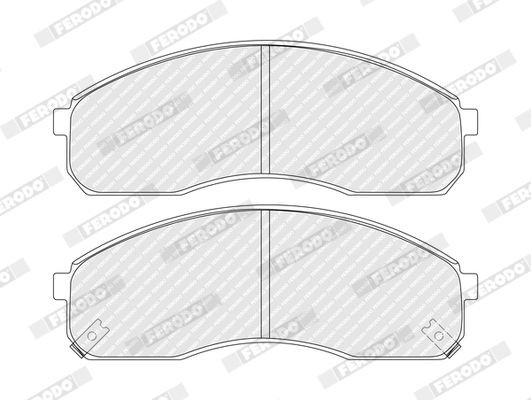 FERODO PREMIER ECO FRICTION FDB1990 Brake pad set with acoustic wear warning, without accessories